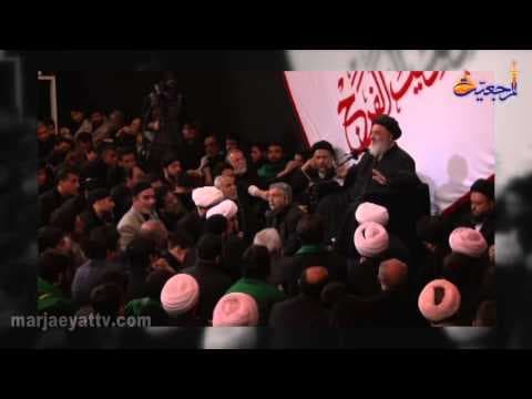 بیانات آیت الله العظمی سید صادق شیرازی در شام غریبان اباعبد الله الحسین علیه السلام _10 محرم 1435